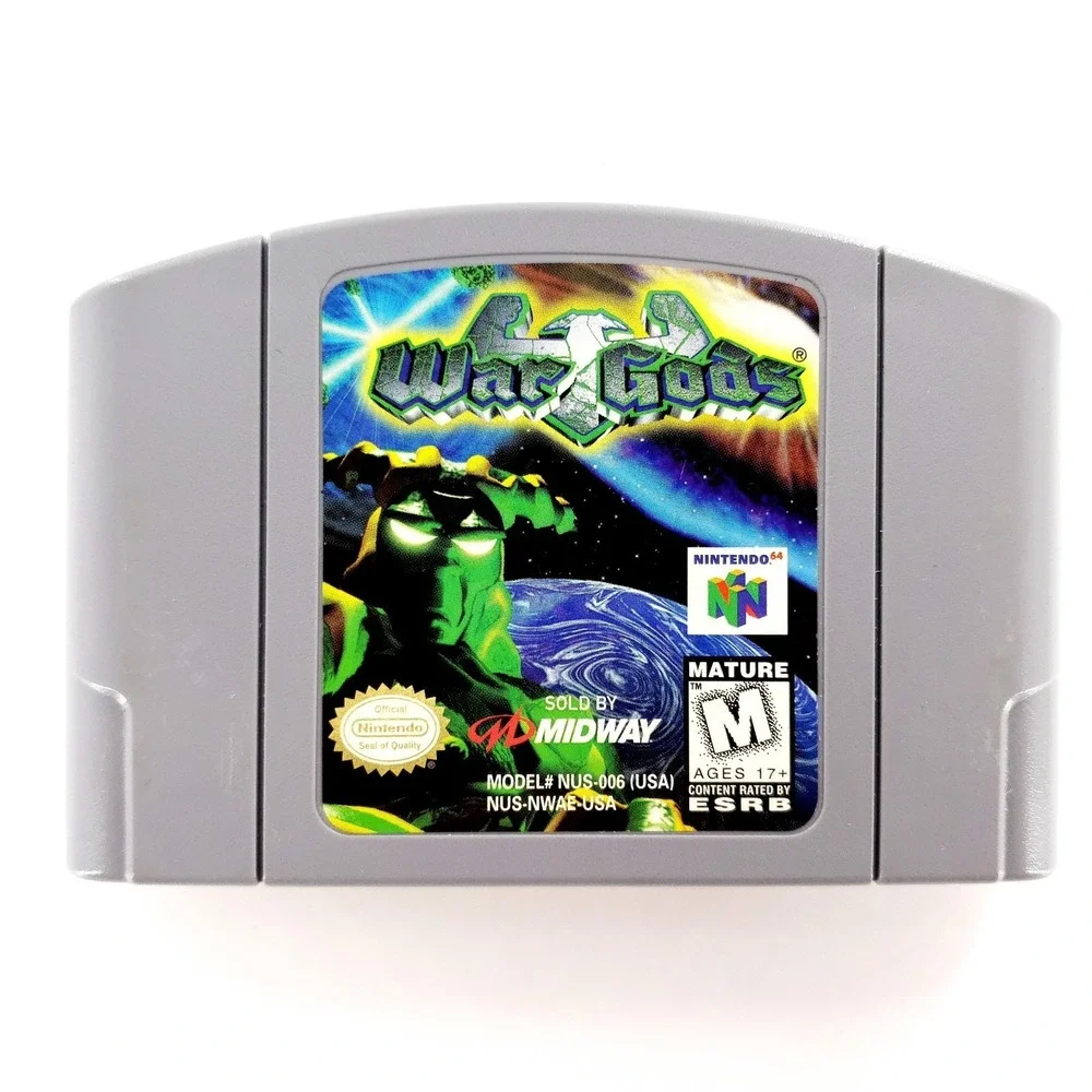 WarGods (Nintendo 64, 1997) Authentic Cartridge Only Tested & Works